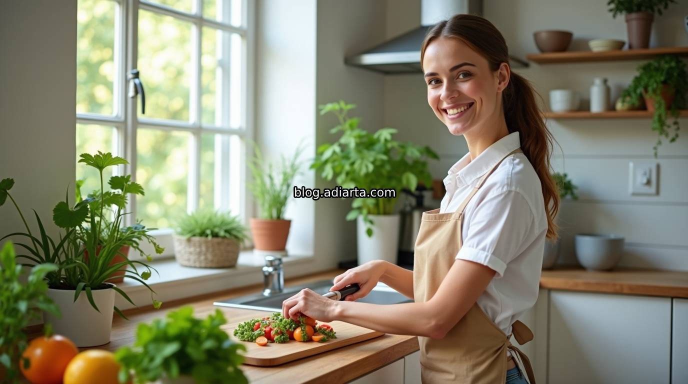 masak dan tanam sendiri di rumah